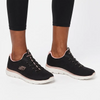 Skechers Women Summits Slip-On Sneaker - Black/ Rose