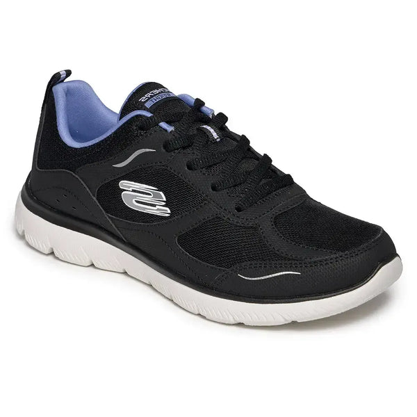 Skechers Womens Summits Sports Sneaker - Black/Blue