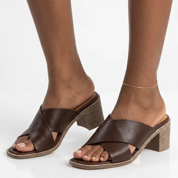 Soft Style By Hush Puppies Abany Heel - Chocolate