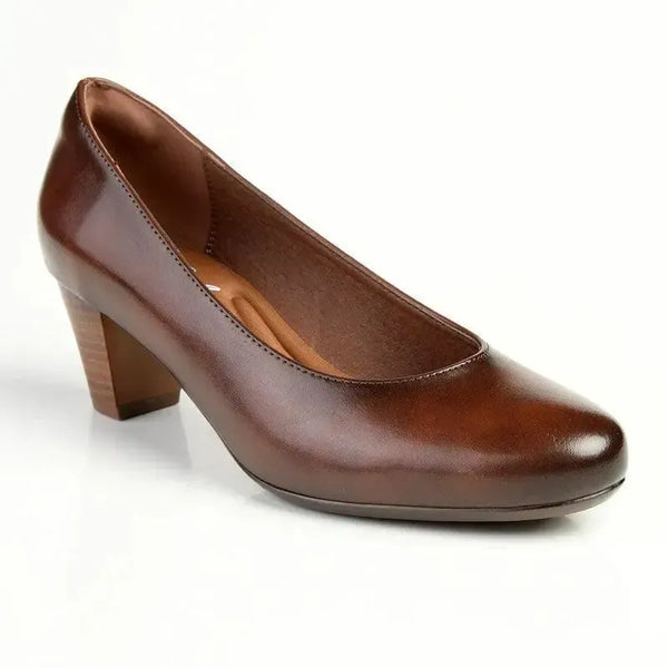 Soft Style By Hush Puppies Amya Block Heel - Brown