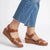 Soft Style By Hush Puppies Atiana Wedge Sandals - Burnish Brown