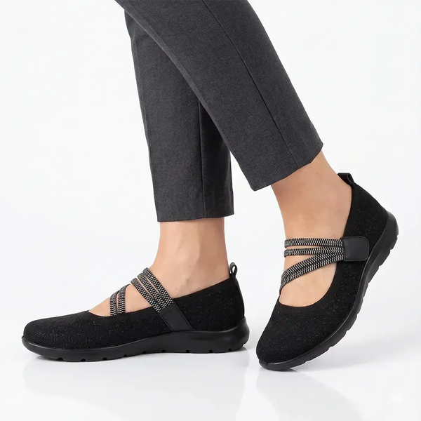 Soft Style By Hush Puppies Bartan Flats - Black