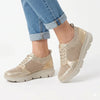 Soft Style By Hush Puppies Faunia Metallic Sneaker - Light Gold