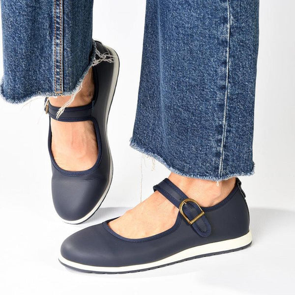 Soft Style By Hush Puppies Haleem Flats - Navy-Soft Style by Hush Puppies-Buy shoes online