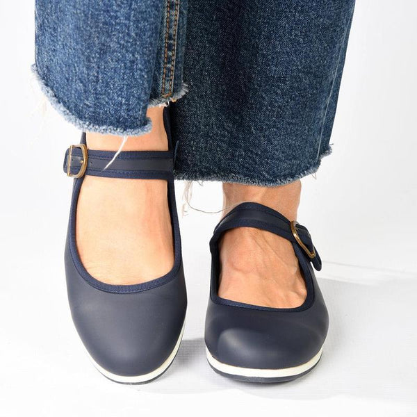 Soft Style By Hush Puppies Haleem Flats - Navy-Soft Style by Hush Puppies-Buy shoes online