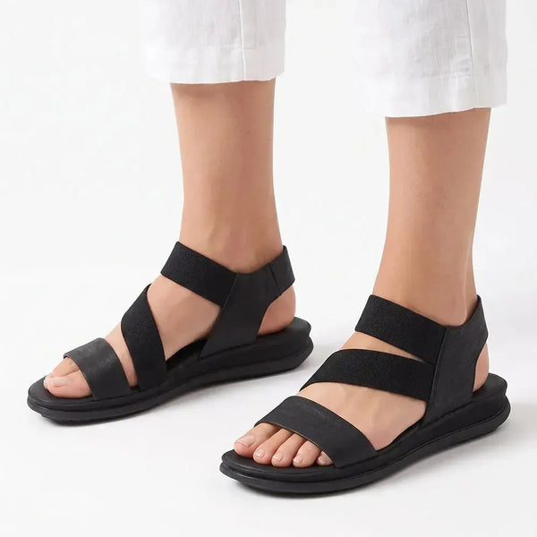 Soft Style By Hush Puppies Indy Sandal - Black Multi