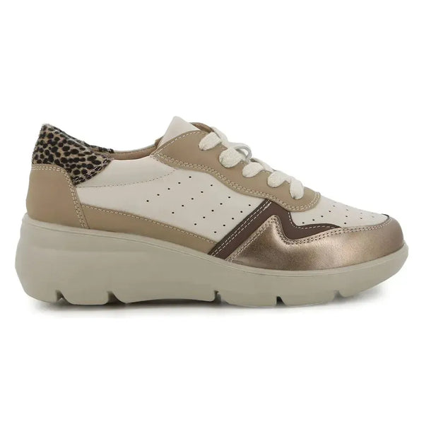 Soft Style By Hush Puppies Jolanda Sneaker - Light Gold Multi