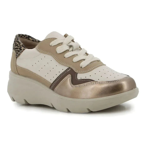 Soft Style By Hush Puppies Jolanda Sneaker - Light Gold Multi