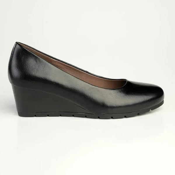 Soft Style By Hush Puppies Mihewi Wedge Court - Black