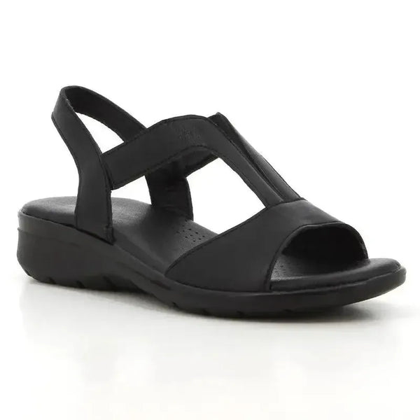 Soft Style By Hush Puppies Oberta Wedge Sandal - Black