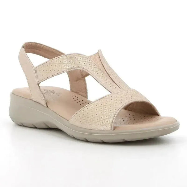 Soft Style By Hush Puppies Oberta Wedge Sandal - Light gold