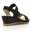 Soft Style By Hush Puppies Promise Wedge Sandal - Black