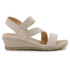 Soft Style By Hush Puppies Promise Wedge Sandal - Stone