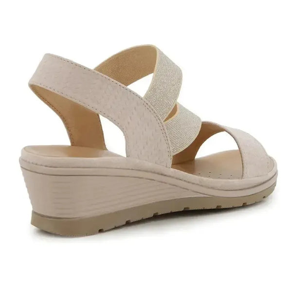 Soft Style By Hush Puppies Promise Wedge Sandal - Stone