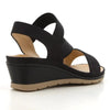 Soft Style By Hush Puppies Promise Wedge Sandals - Black