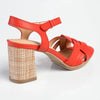 Soft Style By Hush Puppies Quasar Strappy Heel Sandals - Red