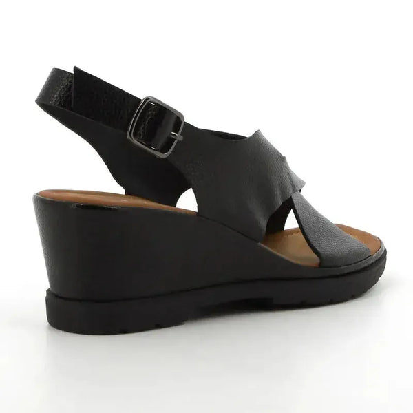 Soft Style By Hush Puppies Ranee Wedge Sandal - Black