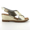 Soft Style By Hush Puppies Ranee Wedge Sandal - Light Gold