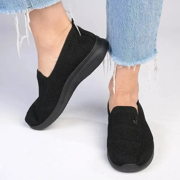 Soft Style By Hush Puppies Rimba Knit Loafer - Black