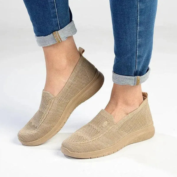 Soft Style By Hush Puppies Rimba Knit Loafer - Taupe