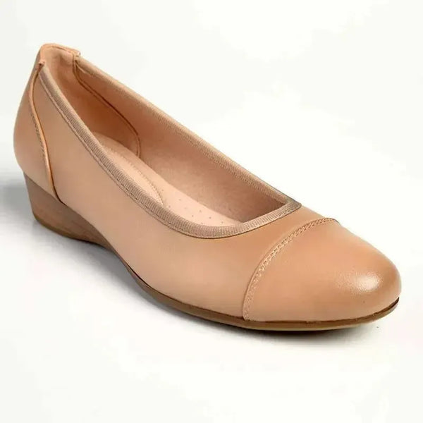 Soft Style By Hush Puppies Rishelle Wedge - Dark Beige Mono