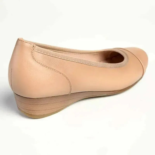 Soft Style By Hush Puppies Rishelle Wedge - Dark Beige Mono