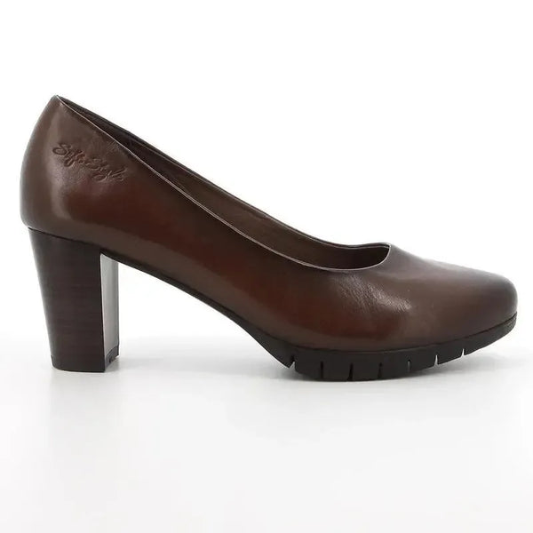 Soft Style By Hush Puppies Sian Block Heel - Chocolate