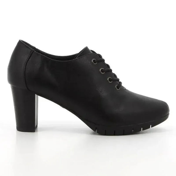 Soft Style By Hush Puppies Sibila Lace Up Block Heel - Black