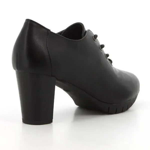 Soft Style By Hush Puppies Sibila Lace Up Block Heel - Black