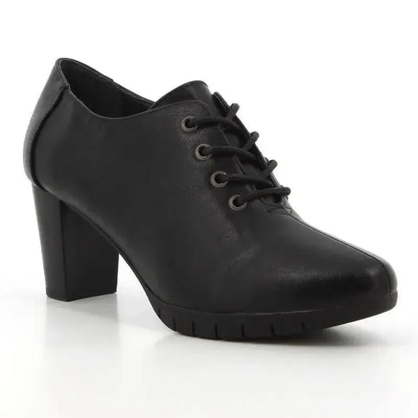 Soft Style By Hush Puppies Sibila Lace Up Block Heel - Black