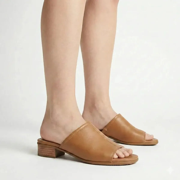 Soft Style By Hush Puppies Soft Electra Peep Toe - Tan