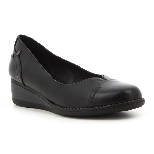 Soft Style By Hush Puppies Soft Walden Wedge - Black