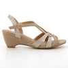 Soft Style By Hush Puppies Stella Sandal - Ivory/Light Gold