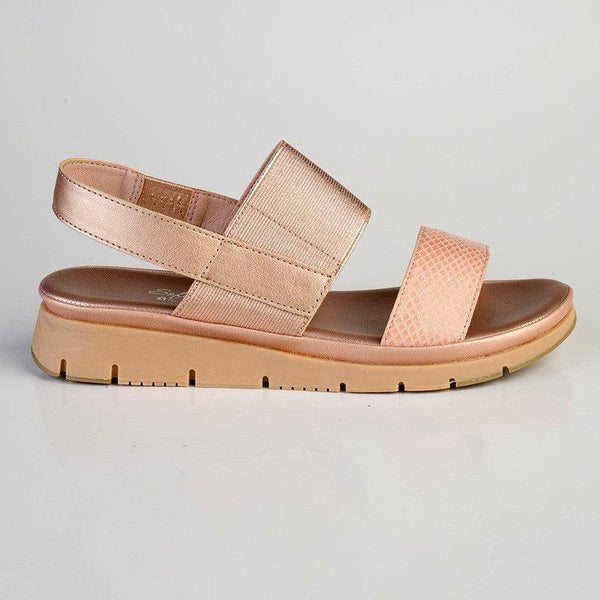 Soft Style By Hush Puppies Tegan Wedge Sandal - Rose Gold-Soft Style by Hush Puppies-Buy shoes online
