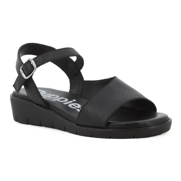 Soft Style By Hush Puppies Verona Wedge Sandals - Black
