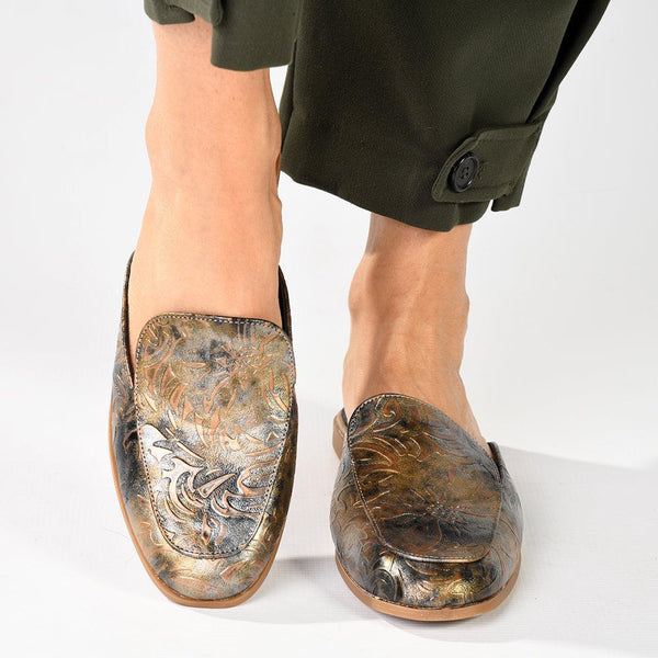 Soft Style By Hush Puppy Rodriga Mule Sandal - Bronze-Soft Style by Hush Puppies-Buy shoes online