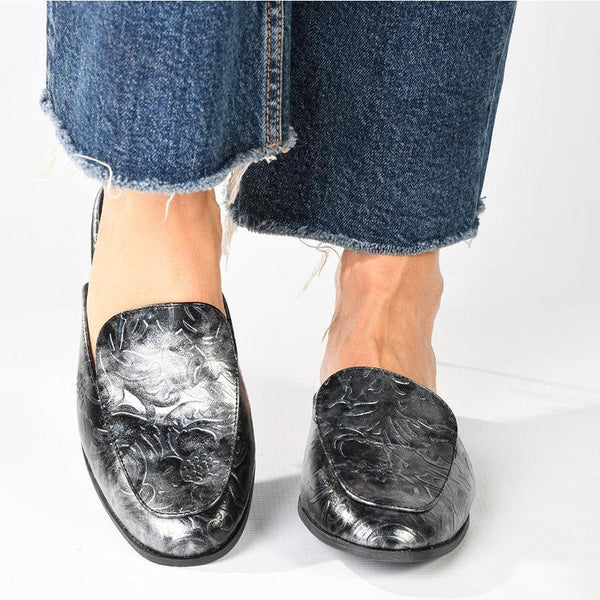 Soft Style By Hush Puppy Rodriga Mule Sandal - Pewter-Soft Style by Hush Puppies-Buy shoes online