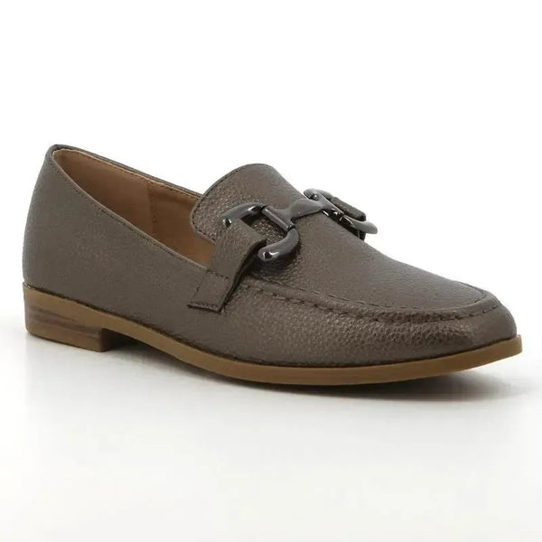 Soft Style by Hush Puppies Caira with Metal Saddle - Grey