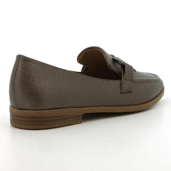 Soft Style by Hush Puppies Caira with Metal Saddle - Grey