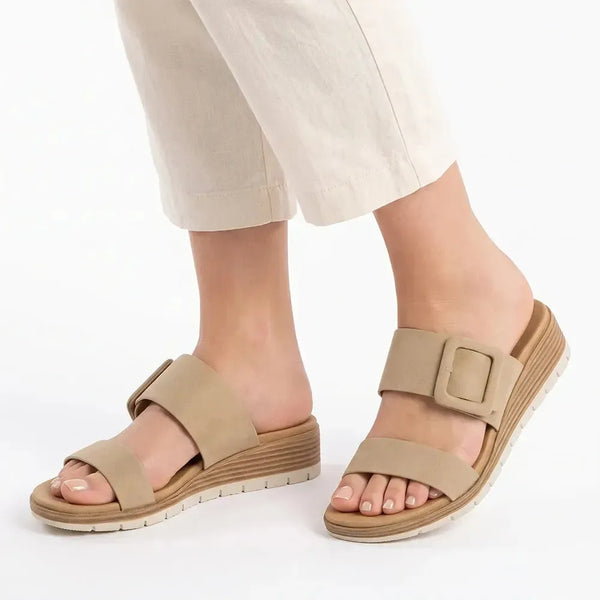 Soft Style by Hush Puppies Caroline Sandal - Taupe