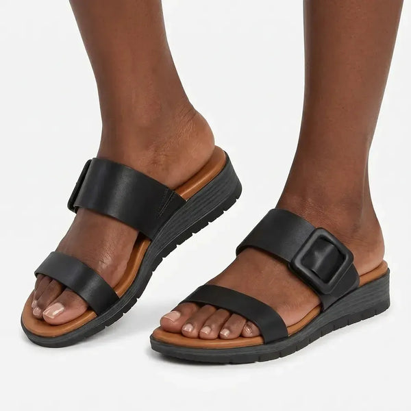 Soft Style by Hush Puppies Caroline Wedge Sandal - Black