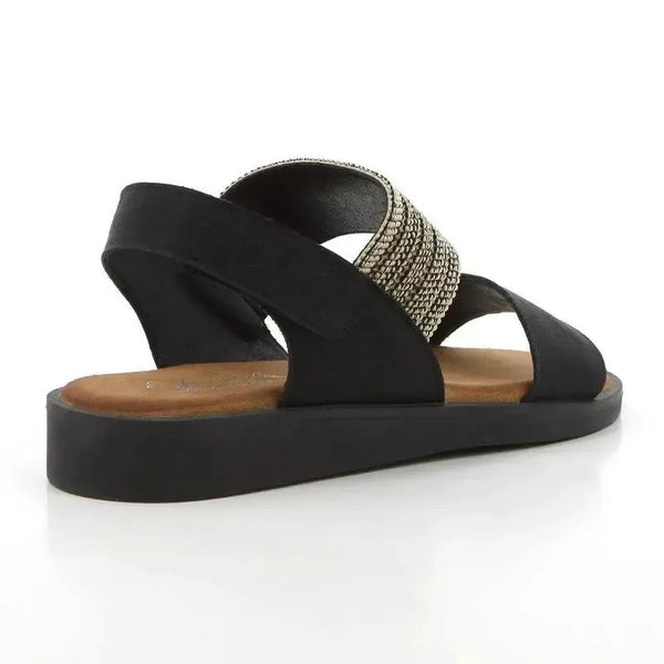 Soft Style by Hush Puppies Chita Footbed Sandal - Black