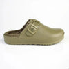 Soft Style by Hush Puppies Desi Fur Slip On - Khaki