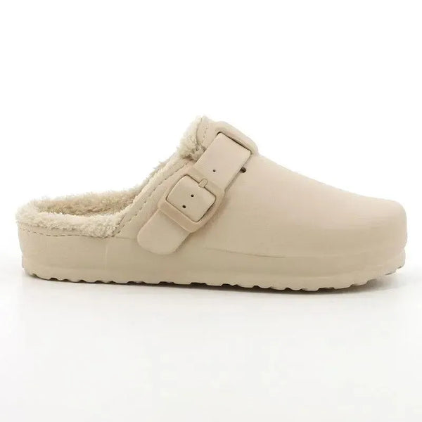 Soft Style by Hush Puppies Desi Fur Slip On - Nude
