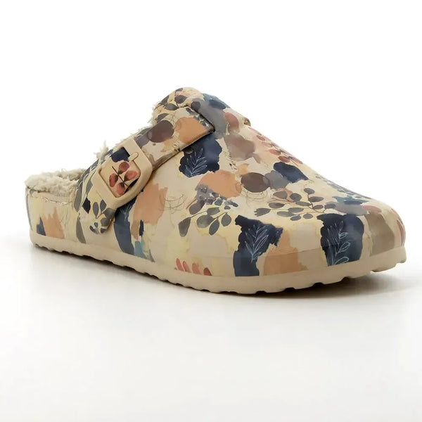 Soft Style by Hush Puppies Desi Fur Slip On - Peach Multi