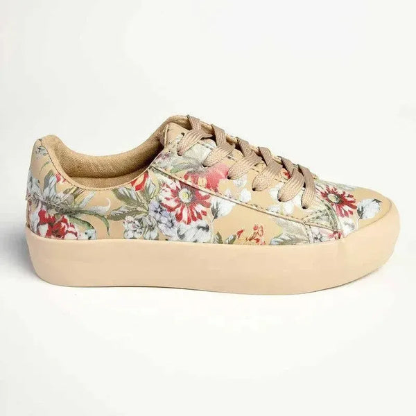 Soft Style by Hush Puppies Fordan Floral Sneaker - Floral Natural