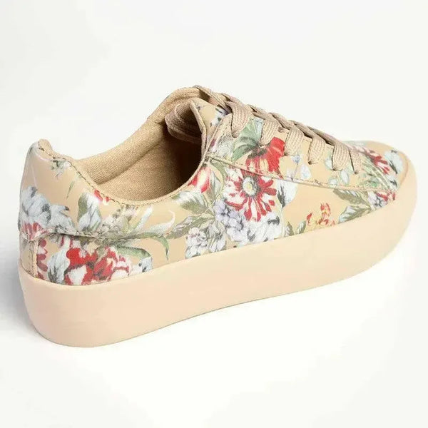 Soft Style by Hush Puppies Fordan Floral Sneaker - Floral Natural