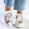Soft Style by Hush Puppies Fordan Floral Sneaker - White
