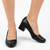 Soft Style by Hush Puppies Fynn Block Heel Court - Black