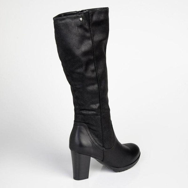 Soft Style by Hush Puppies Gusty Long Boot - Black-Soft Style by Hush Puppies-Buy shoes online